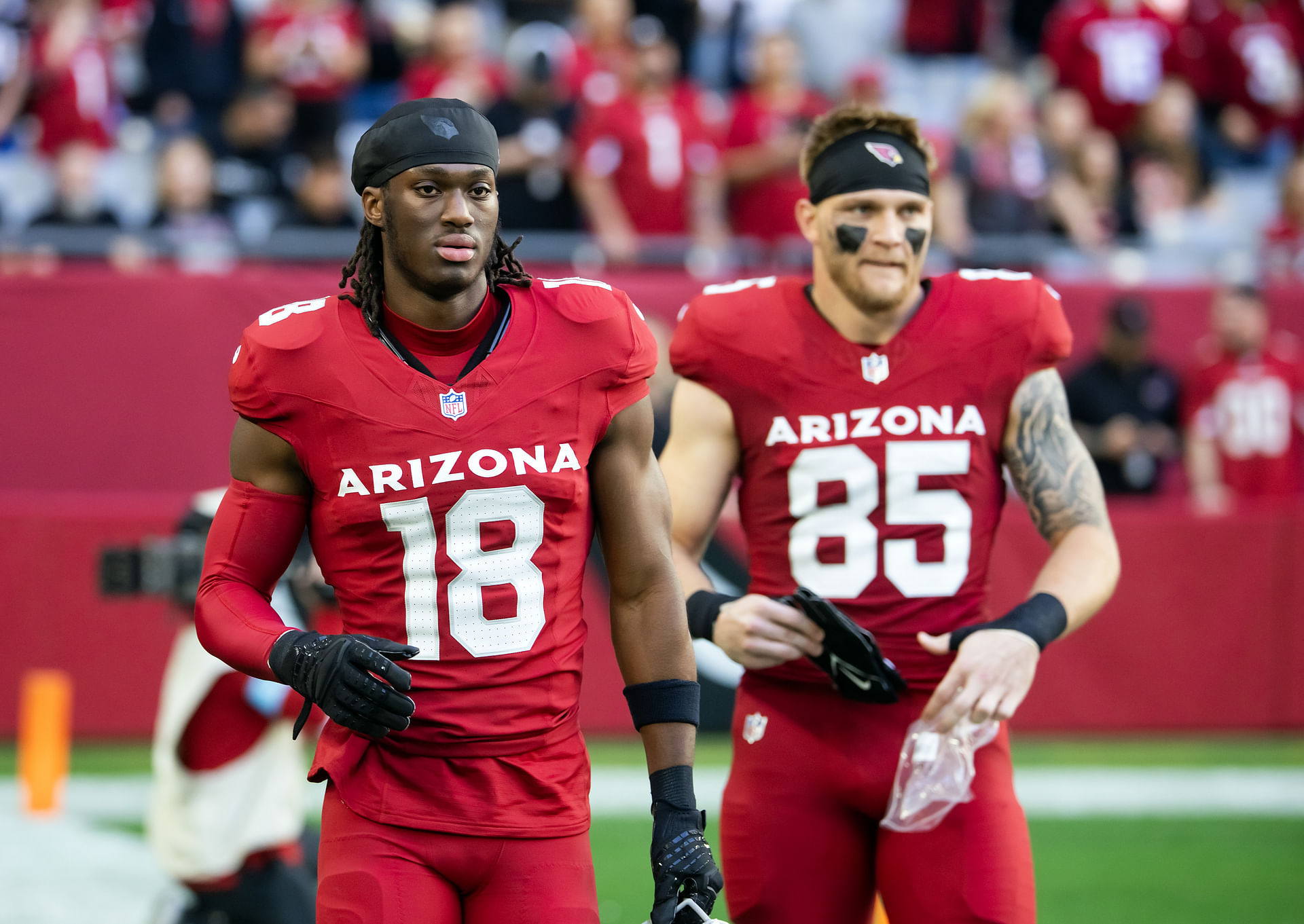 "You are getting drug tested tomorrow" - NFL fans react as Marvin Harrison Jr.'s shredded physique in Cardinals media day photo goes viral